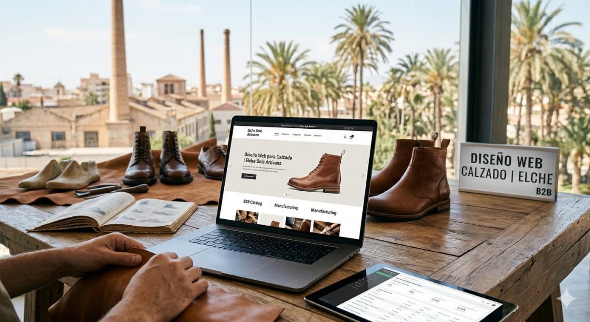 Diseño web para el sector calzado en Elche: Del catálogo físico a la venta global