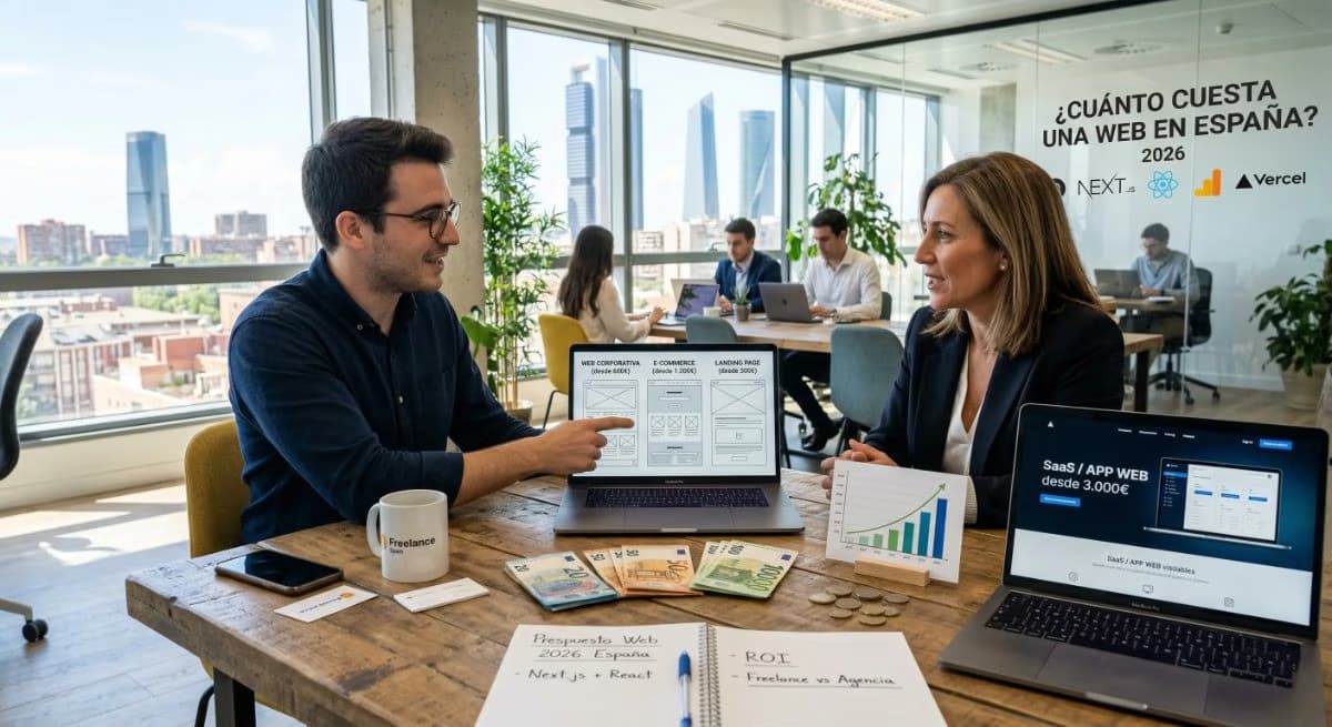 ¿Cuánto cuesta una página web en España en 2026?